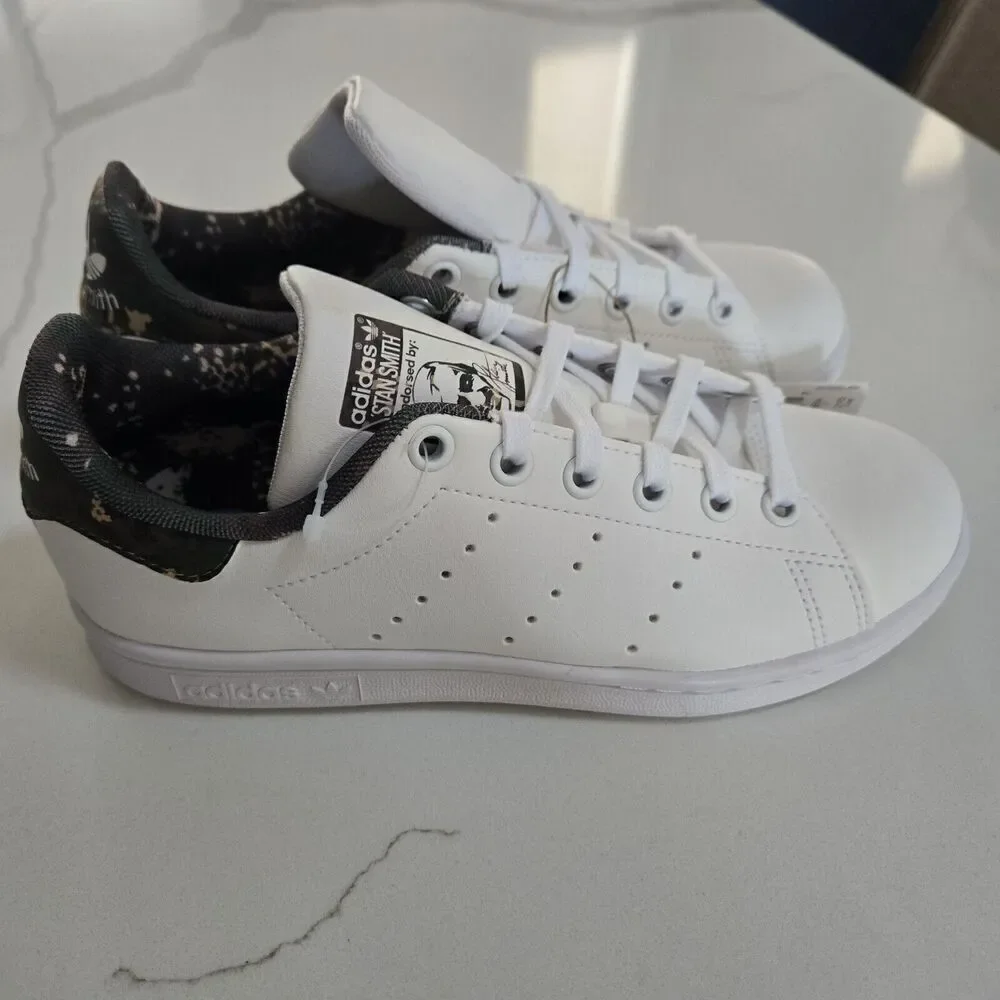 Adidas BAPE x Stan Smith CAMO Shoes Sneakers Kids Size 3.5 US NEW